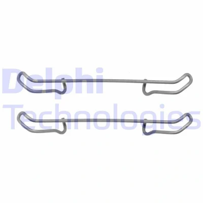 Bild av DELPHI LX0076 Kit d&#039;accessoires, plaquette de frein à disque FIAT: Punto II 3/5 portes, Doblo I Cargo, Fiorino Van, FORD: FIESTA 1