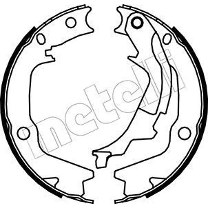 Bild av Bromsbackar, sats, parkeringsbroms METELLI 53 0186