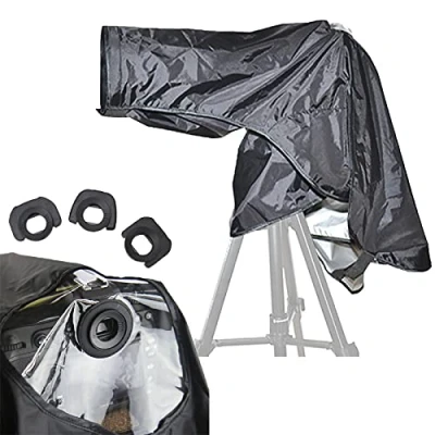 Bild av JJC kamera regnskydd, nylon vattentät DSLR regnskydd för Canon EOS 4000D 2000D 1500D 1200D 850D 600D 250D 90D 80D 7D 6D 5D Nikon D5600 D5300 D3300 D3500 D3200 D310000 D3100000 0 D85 D780 D750