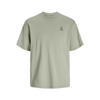 Bild av Jack &amp; Jones Jcotriangle CREW NECK Tshirt med print, Storlek: Small, Desert sage