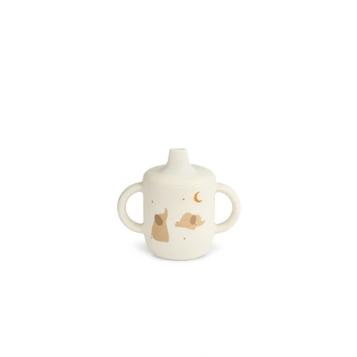 Bild av LIEWOOD Neil sippy kop Barnens pokal 2506 Elephant / Creme de la D7 x H10,5 W12 cm