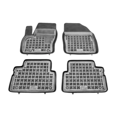Bild av REZAW PLAST 200612 Ensemble de tapis sol Caoutchouc avant et arrière 4 noir Sur mesure FORD: Focus C Max, Grand Max