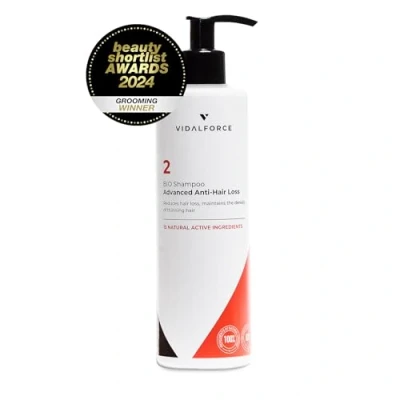 Bild av WINNER 2022* Organic Shampoo 2 XXL 400mL Reducerar håravfall Avancerad Bibehåller täthet i fint hår Serum för hårväxt Stärker hårsäckarna Schampo Män &amp; Kvinnor