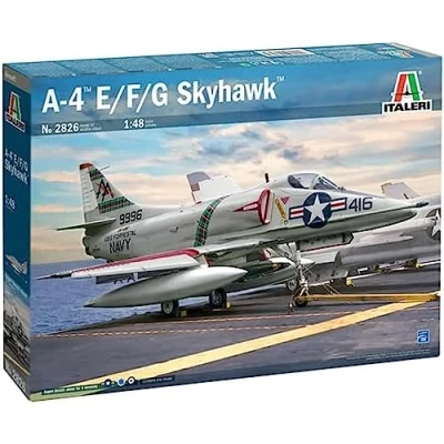Bild av Italeri 2826 A 4E/F/G Skyhawk, Skala 1:48, modellkit, plastmodell, modelltillverkning, IT2826