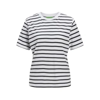 Bild av JJXX Jxanna Regular Stripe TEE Tshirt med print, Storlek: Medium, Bright white