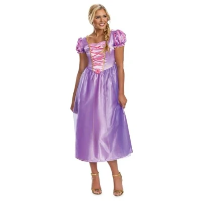 Bild av DISGUISE 158349B EU Rapunzel Basic Plus Adult (Eu) Disney Princess Fancy Klänning, Kvinnor, Multi, M