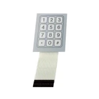 Bild av TRU COMPONENTS SU709930 Folietastatur Tastatur Matrix 3 x 4 1 stk