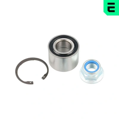 Bild av OPTIMAL 702312 Kit de roulements roue avec anneau freinage, écrou 52 RENAULT: Clio 3, 2, 4, DACIA: Sandero I, Logan I MCV