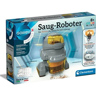 Bild av Clementoni 61777 59109 Galileo Science sugrobotar, robotteknik för små ingenjörer, nybörjarelektronik, högteknologisk skolbarn, leksaker barn från 8 år