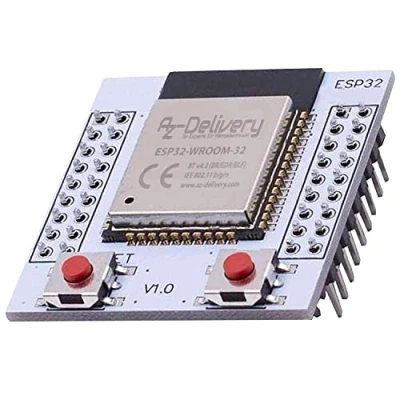 Bild av AZDelivery ESP32 WLAN WiFi modul med gratis adapterplatta kompatibel Arduino och mikrokontroller e Book!