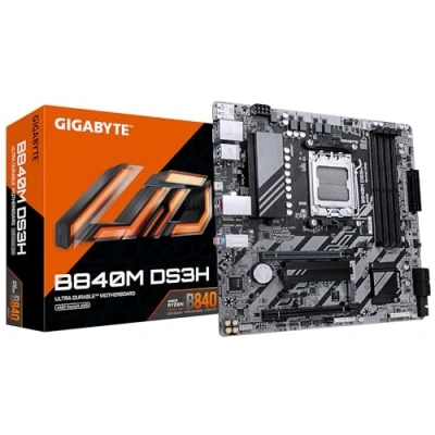 Bild av GIGABYTE B840M DS3H motherboard Micro ATX socket AM5 AMD B840 Moderkort DDR5 RAM