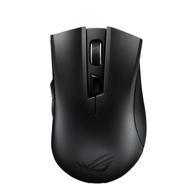 Bild av ASUS ROG Strix Carry ergonomisk optisk spelmus med dubbel 2,4 GHz/Bluetooth trådlös anslutning, 7200 DPI sensor och exklusiv switchuttagsdesign
