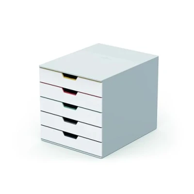 Bild av Durable 762527 förvaringsbox VARICOLOR MIX 5 lådor i olika färger