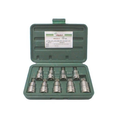 Bild av HANS 46028 9 Hylssats Spline 1/2tum XZN, Safety Insert System Fyrkant