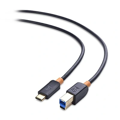 Bild av Cable Matters USB C till B kabel (USB B/USB kabel) i svart 2m