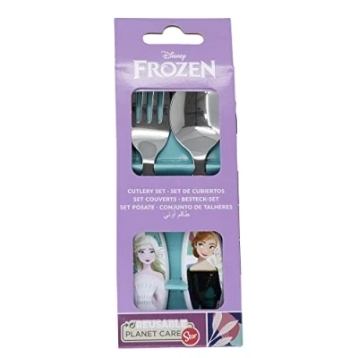 Bild av Barnbestick i metall. 2 stycken Frozen trust the journey