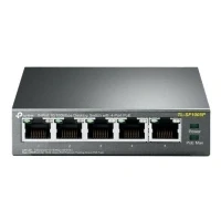 Bild av TP Link TL SF1005P 5 Port 10/100Mbps Desktop Switch with 4 PoE+ (58W)
