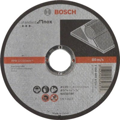 Bild av KAPSKIVA INOX 125X1,6MM STD Beijerbygg Byggmaterial