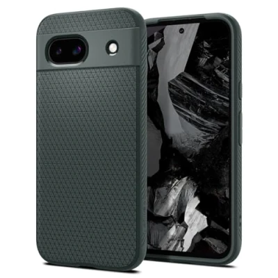 Bild av Spigen Liquid Air Case kompatibel med Google Pixel 8a Skal Fodral Grön