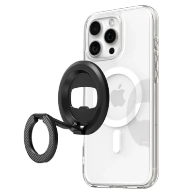 Bild av Spigen O Mag Magnetic Phone Holder with Adjustable Stand black