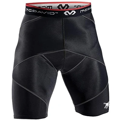 Bild av Mcdavid kompressionsshorts cykelshorts crossfitshorts kors kompressionsteknik värmer och stabiliserar muskler (8200R)