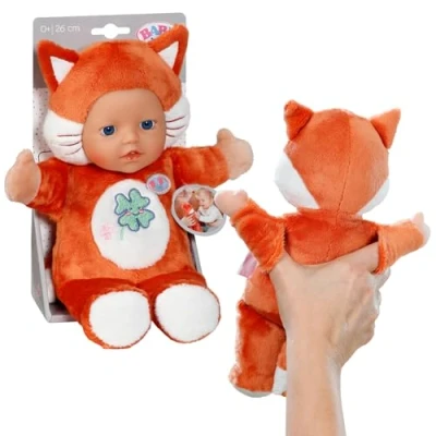 Bild av BABY born för bebisar Fuchs, Weiche 26 cm valp med Öhrchen och fingertaschen, Neugeborene, 836606 Zapf Creation