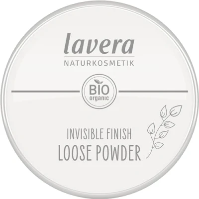 Bild av lavera Osynlig finish löst pulver transparent ekologiskt ripulver och ekologisk gobeläng matt långvarig vegansk (1 x 11 g)