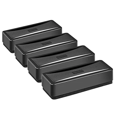 Bild av Amazon Basics svamp för whiteboardtavlor med torr avtorkning, 4 pack, svart
