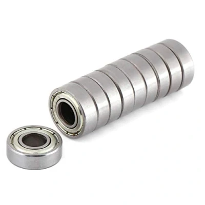 Bild av Candeon 10 st 698ZZ kullager (8 x 19 6 mm) djupa spår lager av värmebeständigt stål hållbar