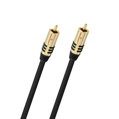 Bild av Oehlbach NF Sub, Cinch subwoofer kabel ljudkabel rund OFC 2 m svart
