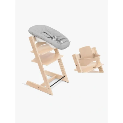Bild av Stokke Tripp Trapp Matstol Bundle inkl. Newborn Set, Natural/Grey