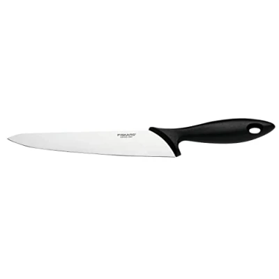 Bild av Fiskars kökskniv, Essential, bladlängd: 21 cm, rostfritt stål / PP plast, svart, 1065566