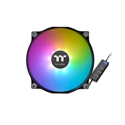 Bild av Thermaltake Pure 20 ARGB Sync Edition tyst radiator PWM LED fläkt 5 V RGB 200 mm svart (kontroll ingår), CL F081 PL20SW A, 1 pack
