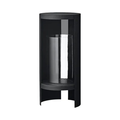 Bild av AYTM lykta Ora, svart, höjd 58,4 cm, glas, aluminium