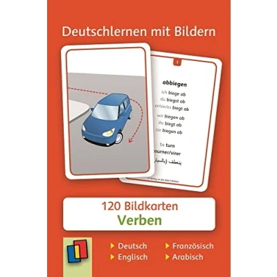 Bild av Verben: 120 Bildkarten auf Deutsch, Englisch, Französisch und Arabisch