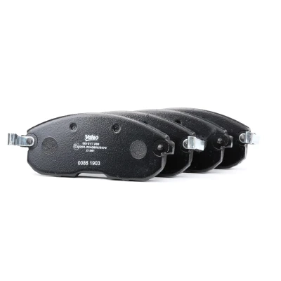Bild av VALEO 301011 Jeu de plaquettes frein FIRST Essieu avant contact signal d&#039;usure inclus sans tôle anti bruit NISSAN: Pulsar 3/5 portes, Cube, Juke