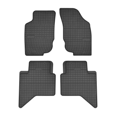 Bild av FROGUM 547112 Ensemble de tapis sol Caoutchouc avant et arrière 4 noir Sur mesure TOYOTA: HILUX 3 Pick up