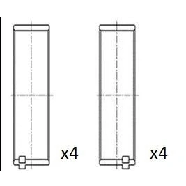 Bild av Vevstakslager FAI AutoParts BB2053 050
