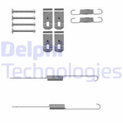 Bild av DELPHI LY1382 Kit d&#039;accessoires, mâchoire de frein ISUZU: D Max II Pick up, 1, MITSUBISHI: L200 / Triton IV up