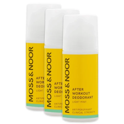 Bild av After Workout Deodorant (Light Mint, Pack of 3 (3 x 60 ml))