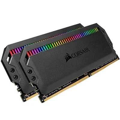 Bild av Corsair Dominator Platinum RGB DDR4 3200 16GB CL16 Dual Channel (2 pcs) Intel XMP Svart med