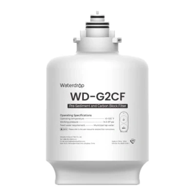 Bild av Waterdrop WD G2CF filter, 12 månaders livslängd, ersättning för G2 B, W omvänd osmossystem