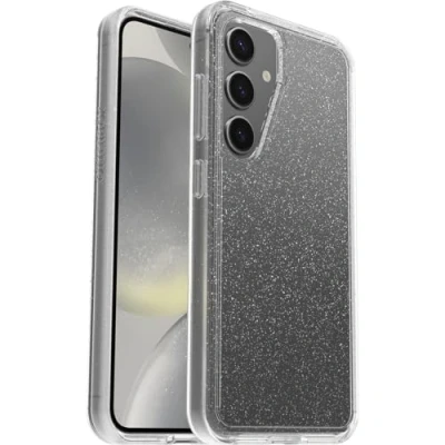 Bild av OtterBox Symmetry Clear Case för Samsung Galaxy S24, Stötsäkert, Fallsäkert, Skyddande tunt fodral, 3x testat i enlighet med militär standard, Stardust