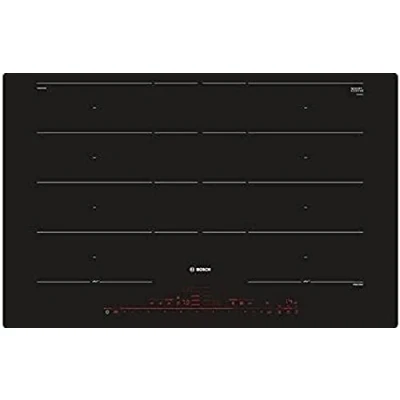 Bild av Bosch PXY801DW4E Serie 8 Smart induktionshäll (autark), 80 cm bred, FlexInduction fritt utrymmesval, MoveMode förinställda effektnivåer, perfekt Fry steksensor, PowerBoost snabbare matlagning
