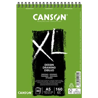 Bild av CANSON XL® Dessin ritblock, DIN A5, 30 ark, 160 g/m²