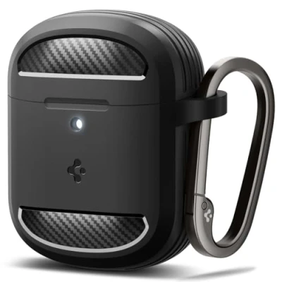Bild av Spigen Rugged Armor Case Kompatibel med Google Pixel Buds Pro 2 (2024) och 1 (2022) Matte Svart