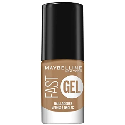 Bild av Maybelline New York Fast Gel Nagellack, Snabbtorkande nagellack Glansig geleffekt, håller upp till 10 dagar (med topplack), Vegansk formel, Färg: 15 Caramel Crush