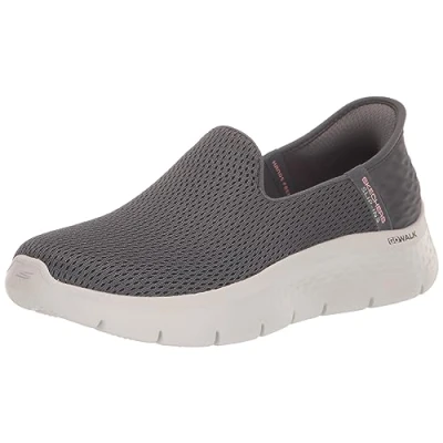 Bild av Skechers dam handsfree slip on Go Walk Flex relish sneaker, Träkol, 38 EU