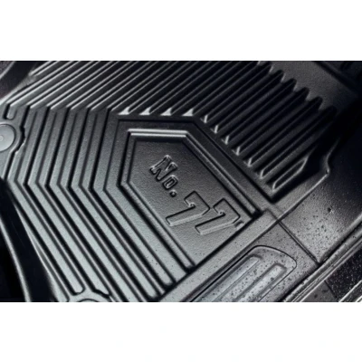 Bild av FROGUM No. 77 77430693 Set med golvmatta TPE (termoelastisk elastomer) fram och bak 4 svart Skräddarsytt