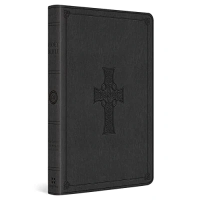 Bild av ESV Value Thinline Bible: English Standard Version Charcoal, Trutone, Celtic Cross Design,